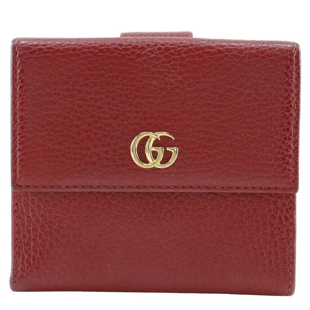 Gucci GG Marmont Bifold Leather Compact